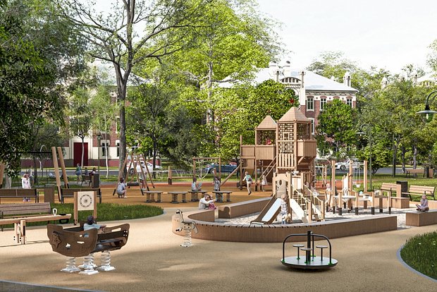 Сквер «Технический сад» в Егорьевске