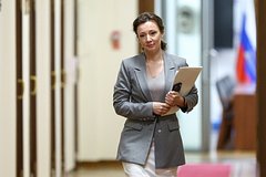 Анна Кузнецова на пленарном заседании Государственной Думы РФ