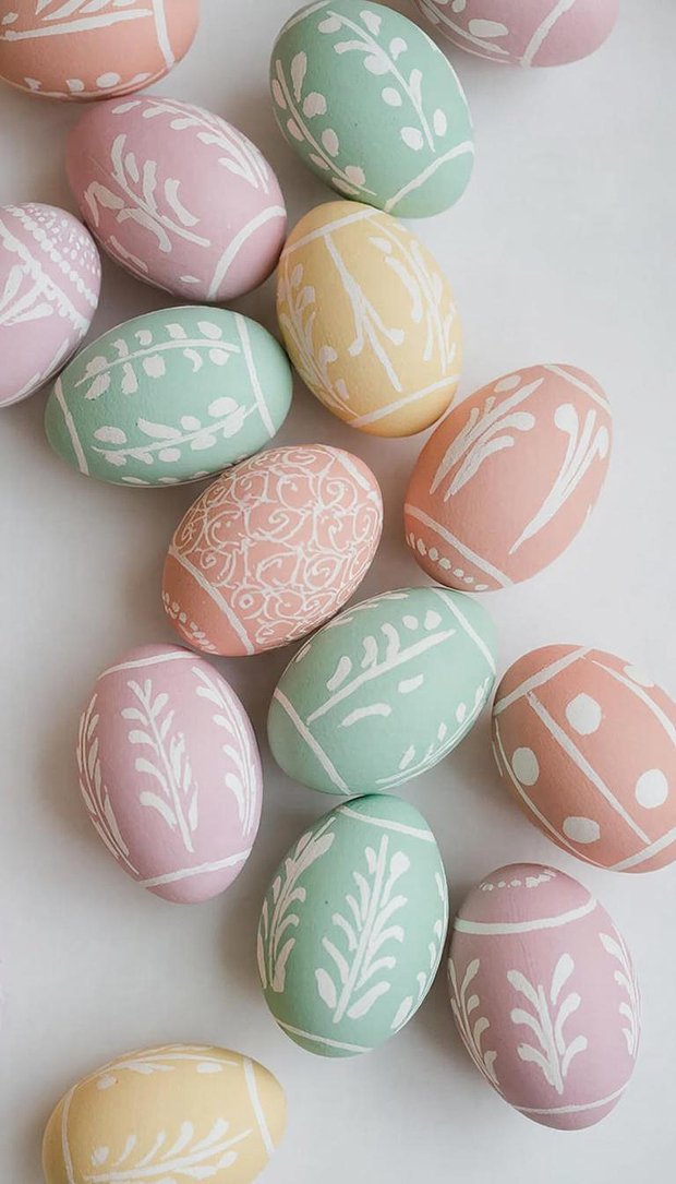 Нежные и светлые пасхальные обои на телефон