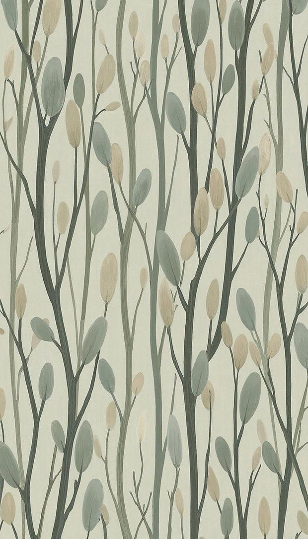 Абстрактная пасхальная заставка на телефон с вербой