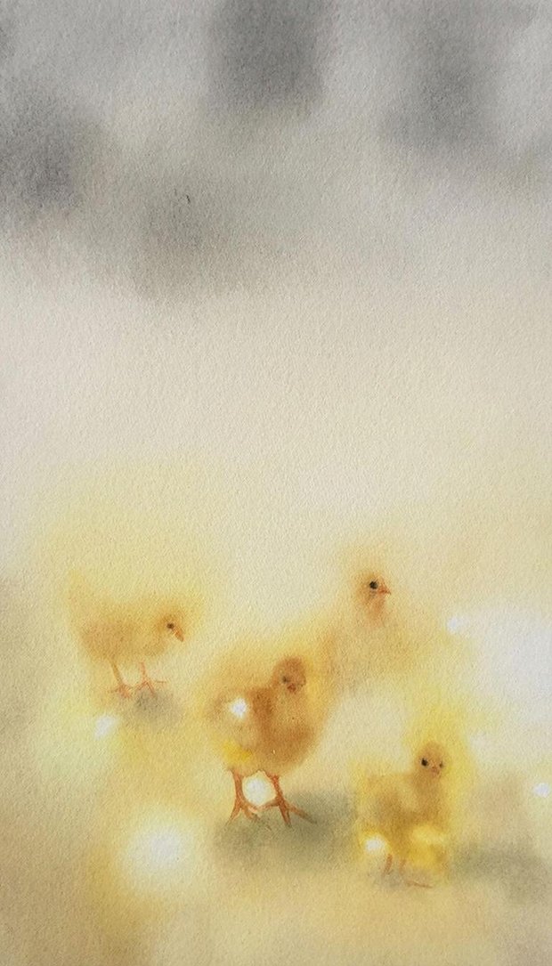 Пасхальная заставка на телефон бесплатно, с цыплятами