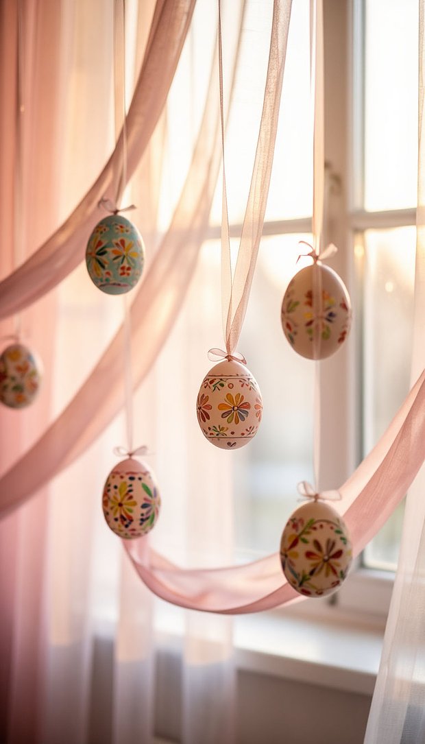 Милое воздушное изображение на тему Пасхи