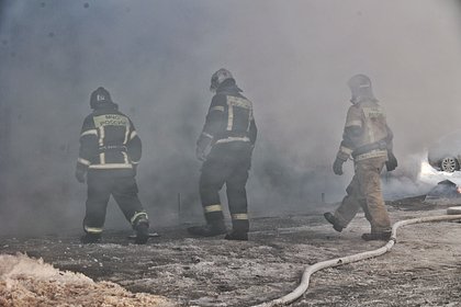 В Ленобласти начался пожар после атаки ВСУ