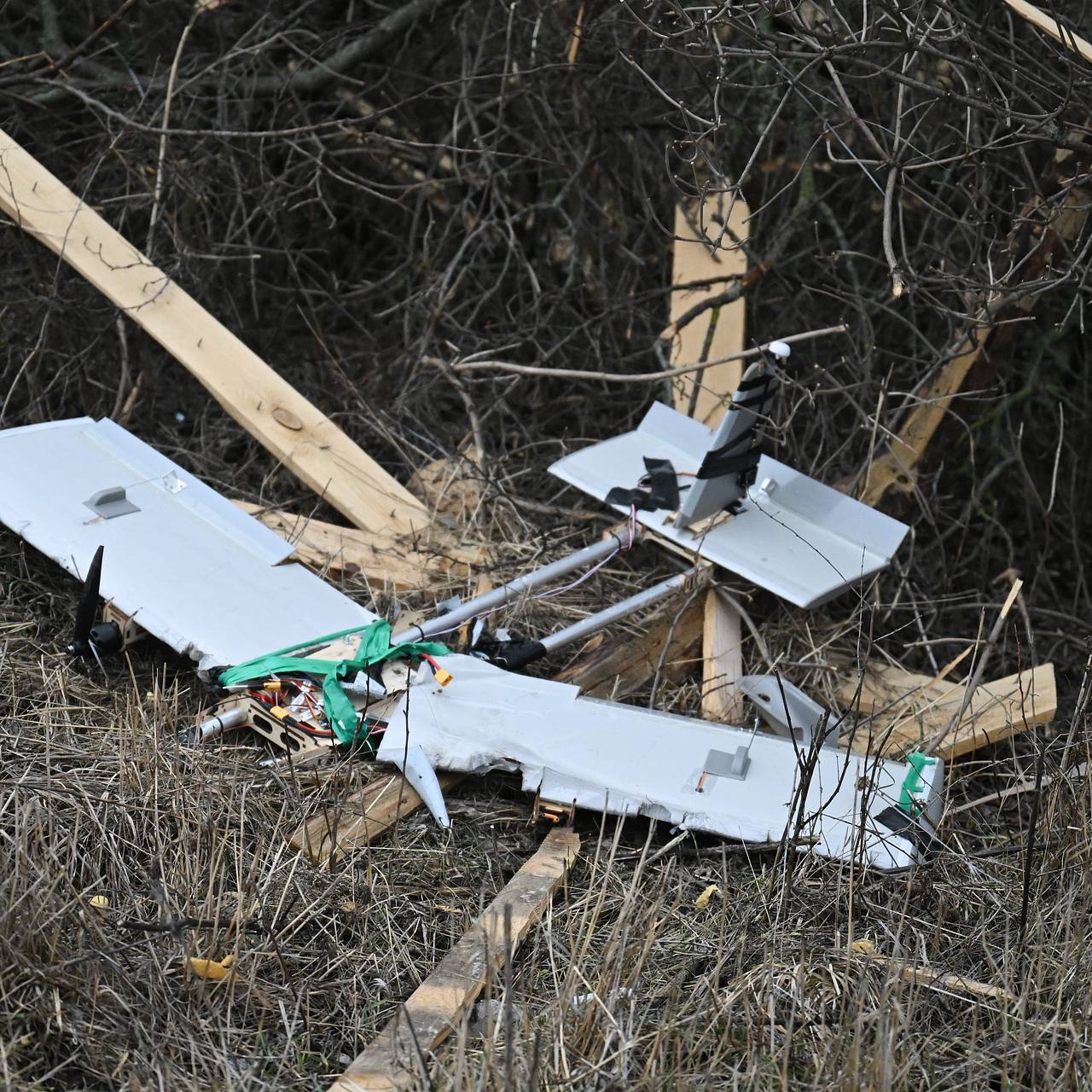 В Латвию залетел беспилотник и взорвался