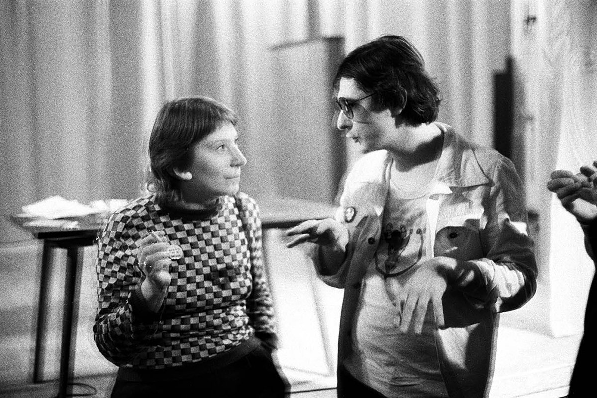 Майк Науменко («Зоопарк») и Нина Барановская