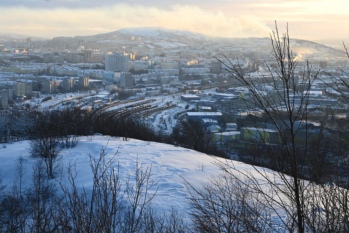 Вид на Мурманск