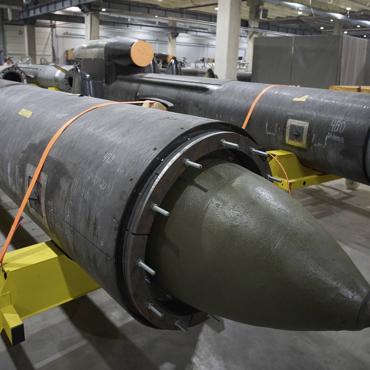 Опубликовано первое фото украинской крылатой ракеты