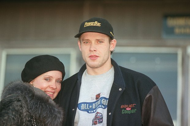 Павел Буре с матерью, 1998 г 