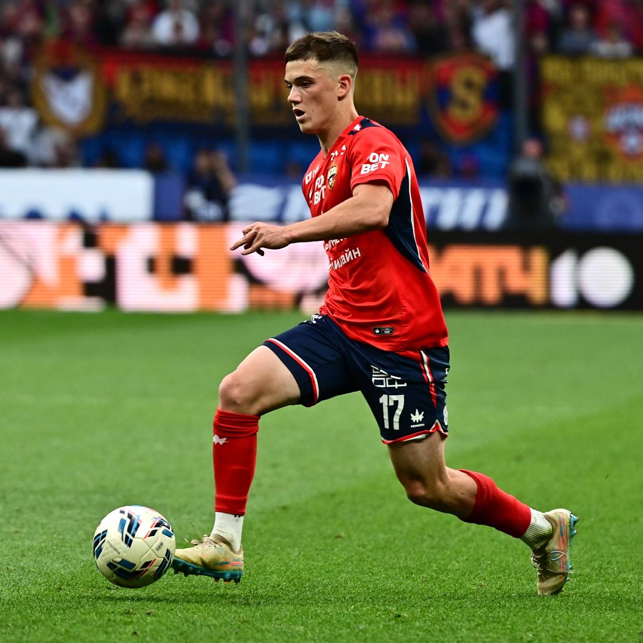 Футболист ЦСКА Глебов стал одним из самых быстрых игроков мира