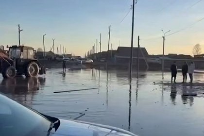 В российском селе десятки домов ушли под воду