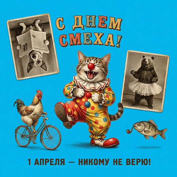 Поздравляю с 1 апреля!
