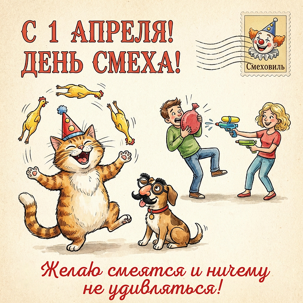 Шутки и приколы к 1 апреля
