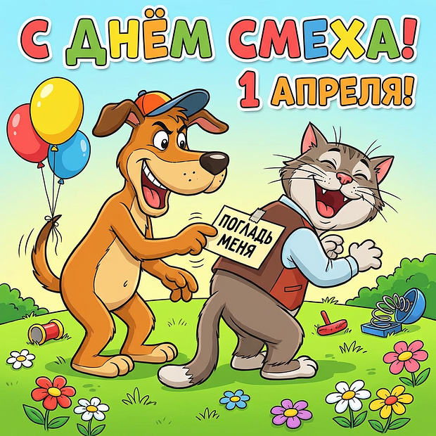 Поздравляю с 1 апреля!
