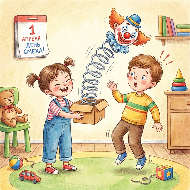 Открытки с Днем смеха — с 1 апреля
