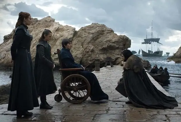 Получивший травму в самом начале сериала и из-за этого парализованный Бран Старк в итоге стал правителем Шести королевств