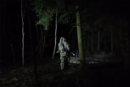 ФСБ показала видео с места ликвидации украинского агента в Подмосковье