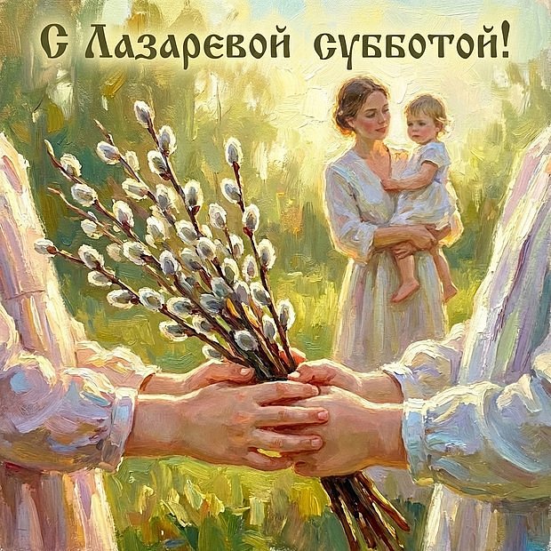 Картинка с Лазаревой субботой