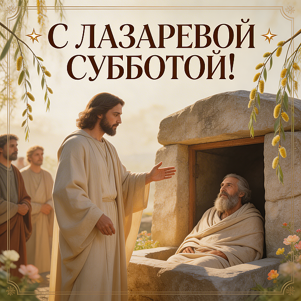 Красивая картинка с Лазаревой субботой