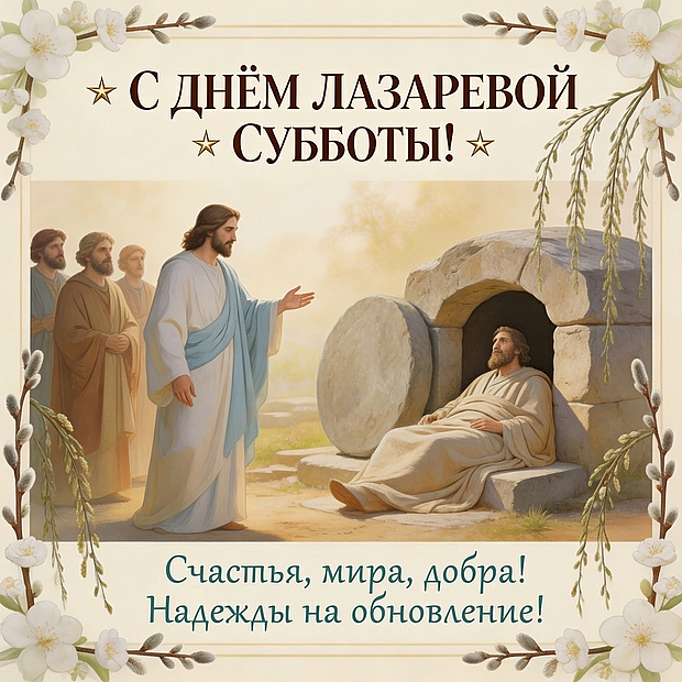 Бесплатная картинка на Лазареву субботу