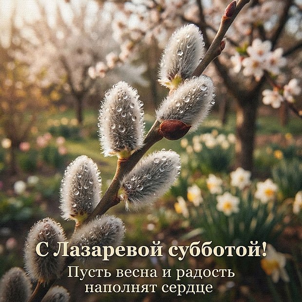 Картинка с Лазаревой субботой