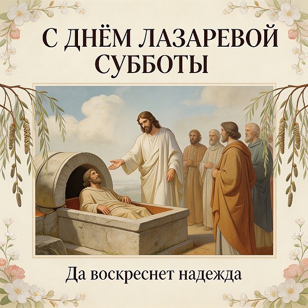 Картинка с Лазаревой субботой