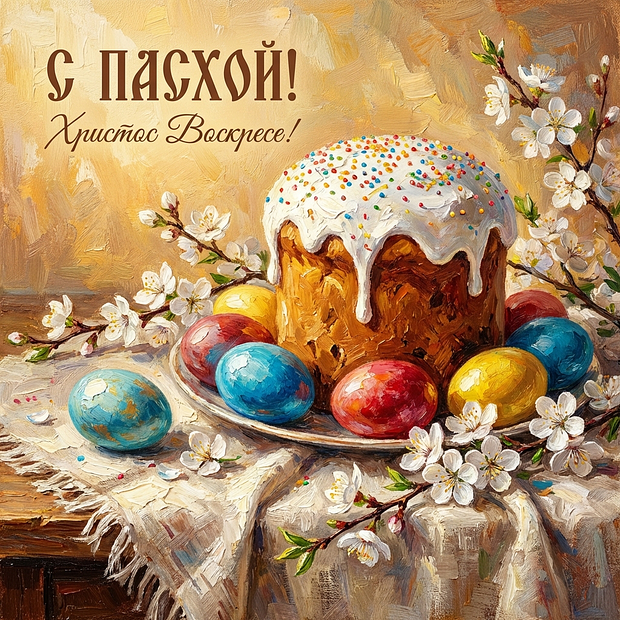 Красивая картинка на Пасху 2026