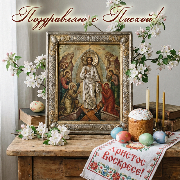Поздравления с Пасхой 2026