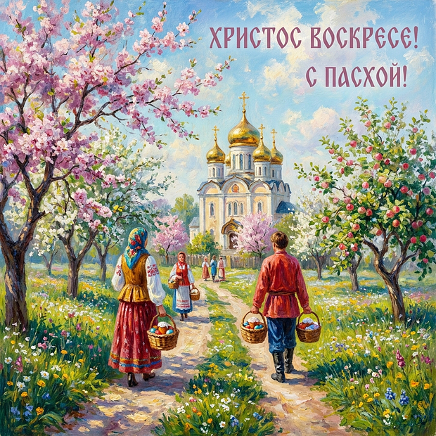 Поздравления с днем Пасхи