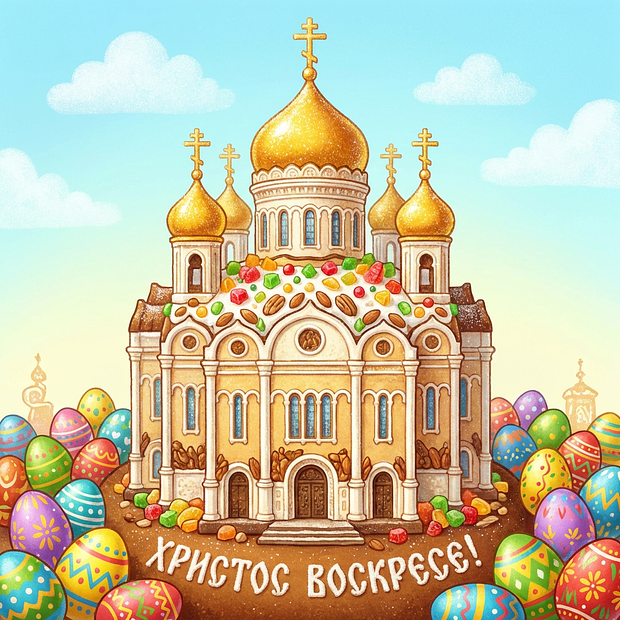 С праздником Светлой Пасхи!
