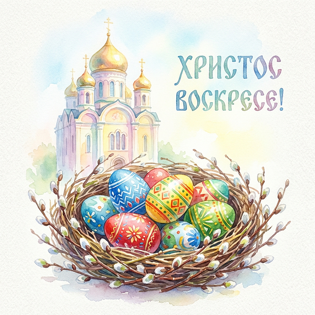 Поздравления с Пасхой 2026