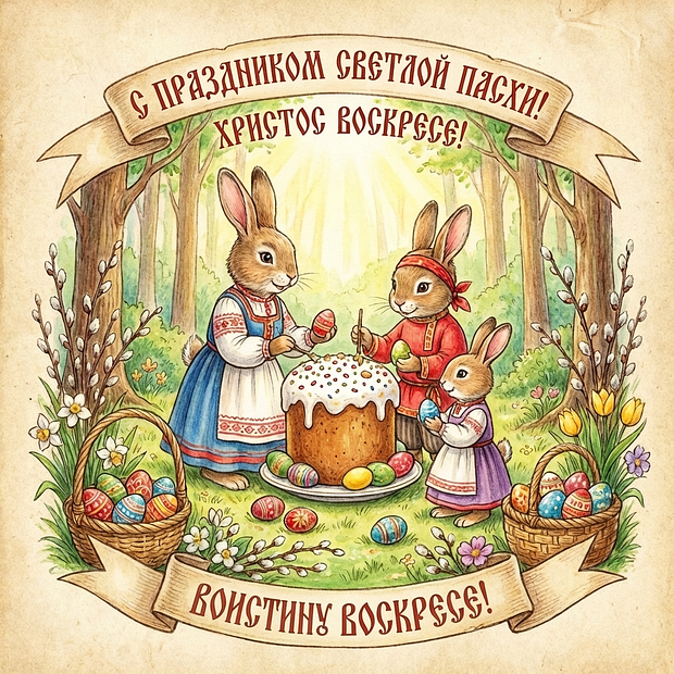 Счастливой Пасхи