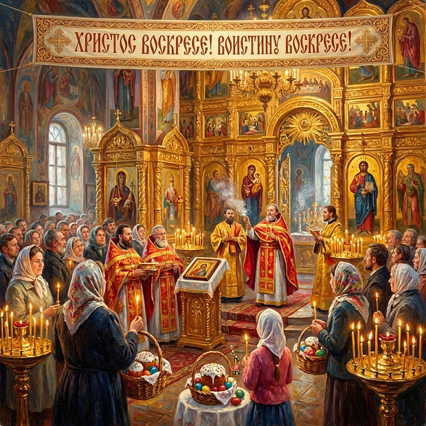 Со светлым праздником Пасхи!