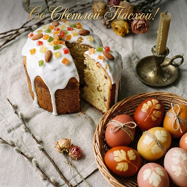 Открытки Пасха