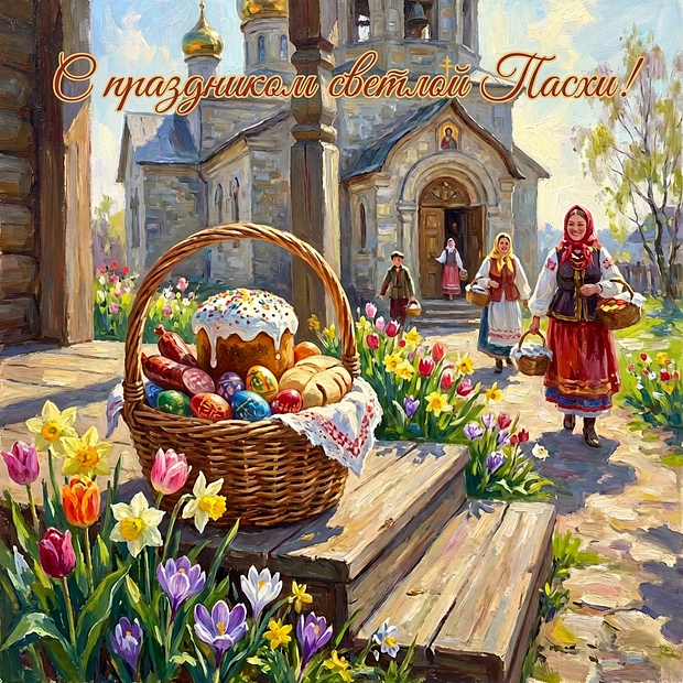 Поздравления с днем Пасхи