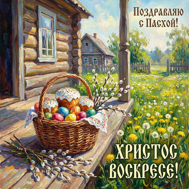 С днем светлой Пасхи!