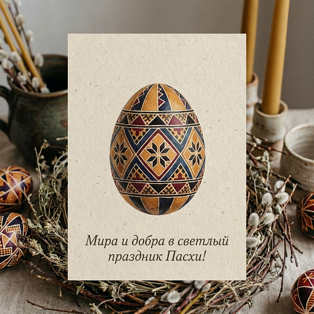 Счастливой Пасхи