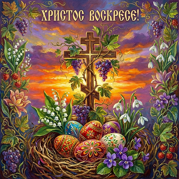 Красивая картинка на Пасху 2026