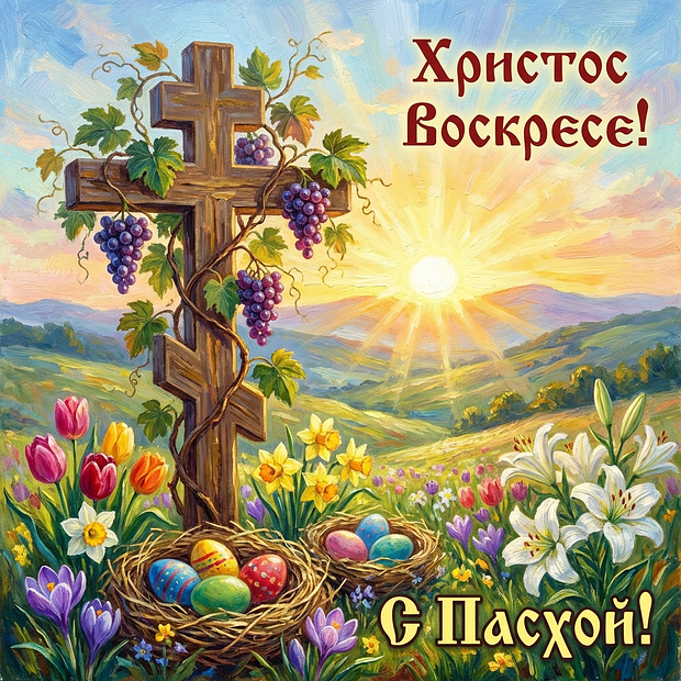 С праздником Светлой Пасхи!