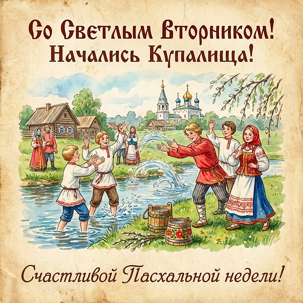 Картинка на Пасхальную неделю