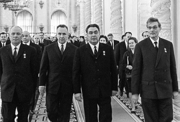 Руководители партии и государства на XXIII съезде КПСС