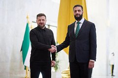 Владимир Зеленский и Ахмед аль-Шараа