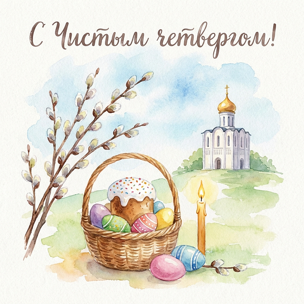 С Чистым четвергом! Света и тепла в душе!
