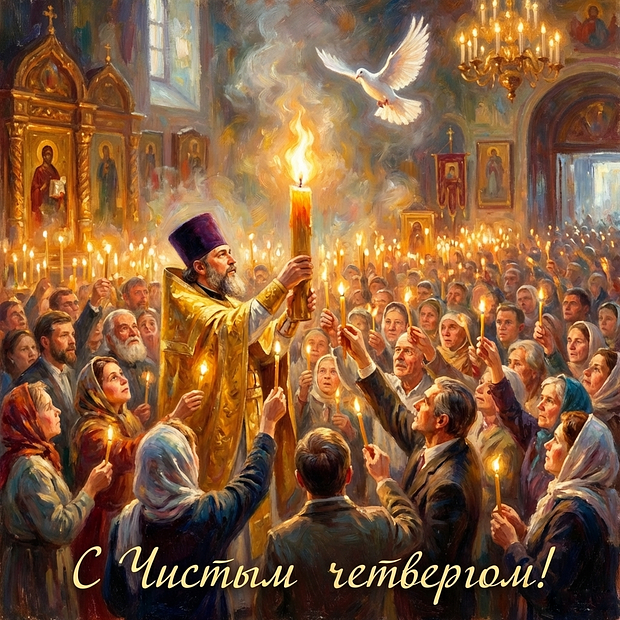 Чистый четверг, все должно быть чисто
