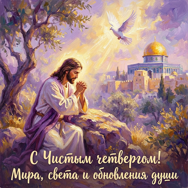 Красивая картинка с Чистым четвергом