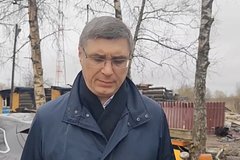  Губернатор Владимирской области Александр Авдеев на месте налета ВСУ