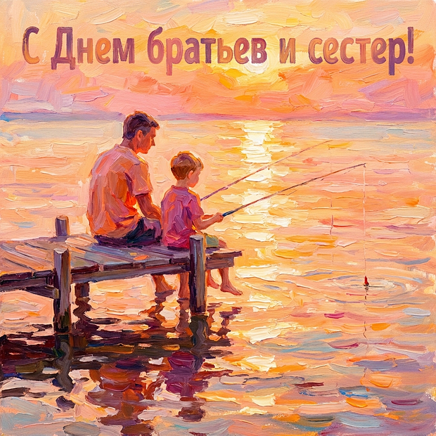 Открытка брату на День братьев и сестер