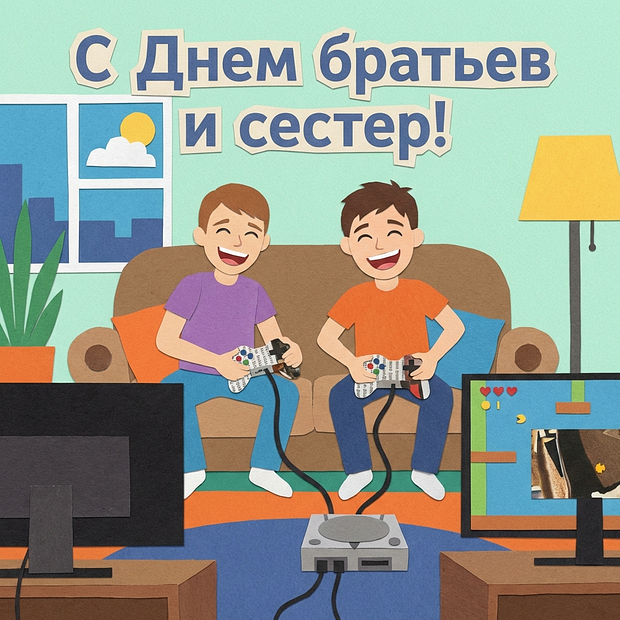 Поздравление брату на День братьев и сестер
