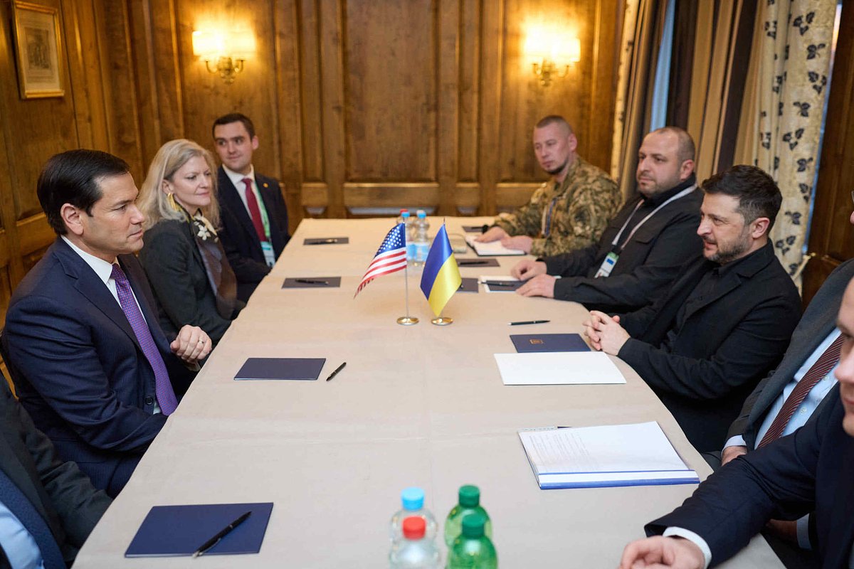 Переговоры госсекретаря США Марко Рубио и президента Украины Владимира Зеленского, Мюнхен, 14 февраля 2026 года