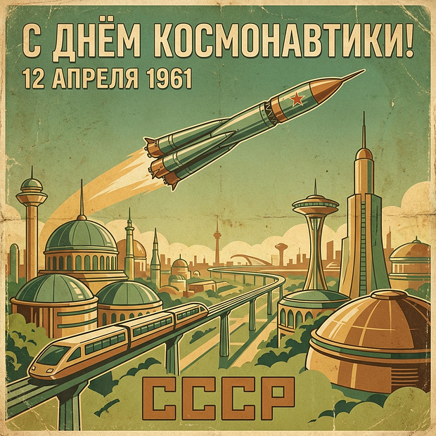 Картинка на День космонавтики