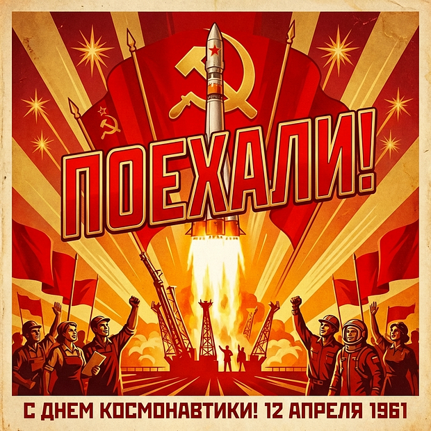 Бесплатная картинка на День космонавтики